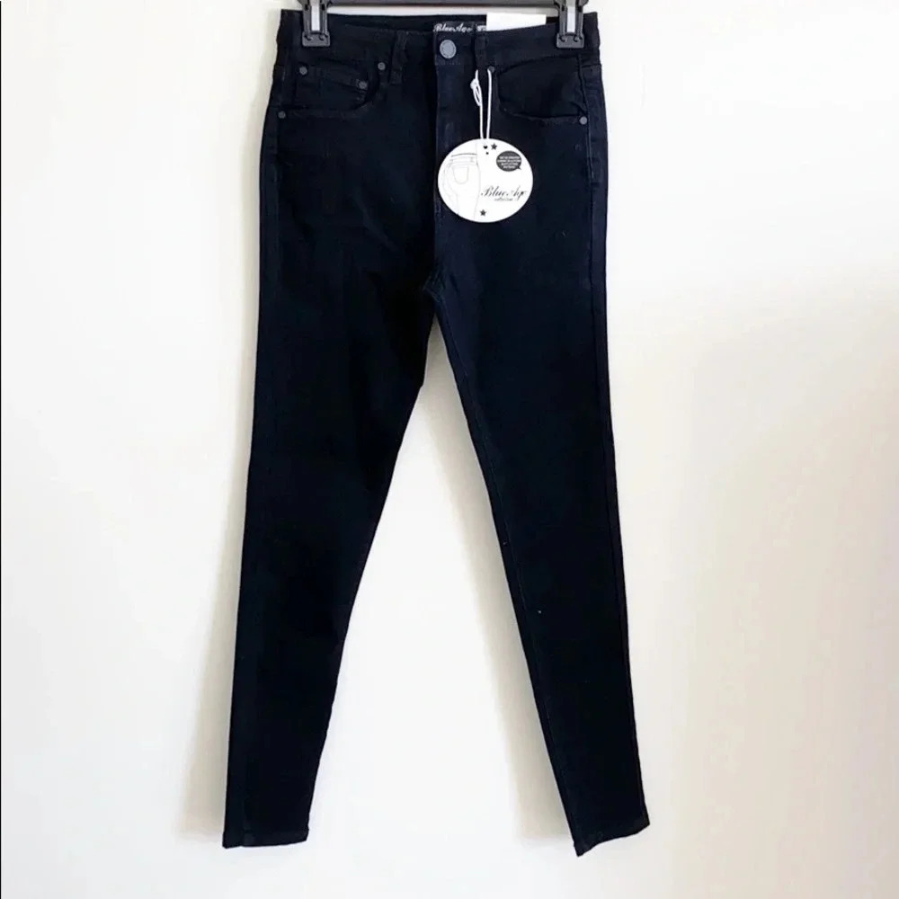 Blue age high rise curve control Black Skinny Jeans